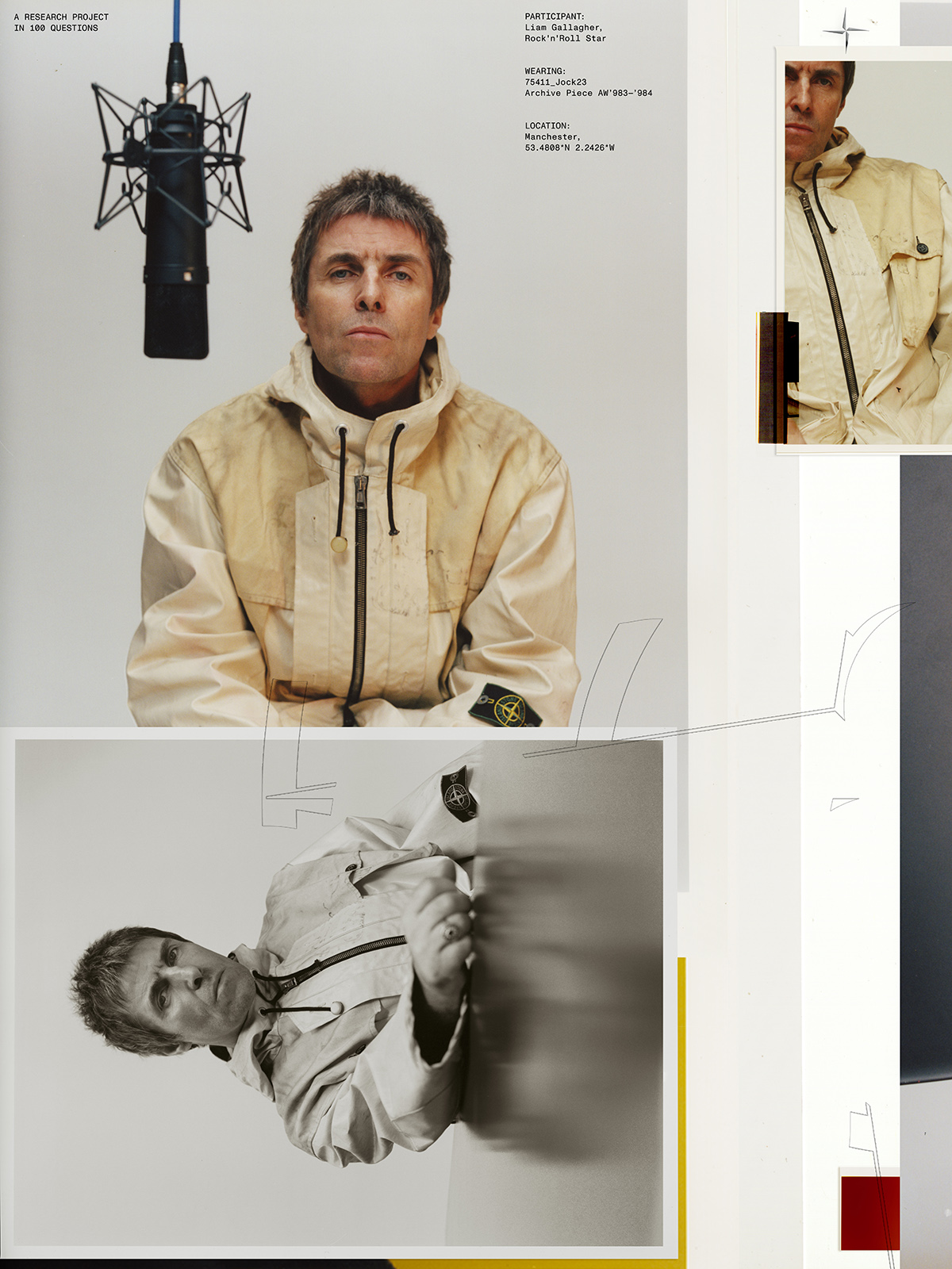 Liam Gallagher For Stone Island Autumn Winter 024 025